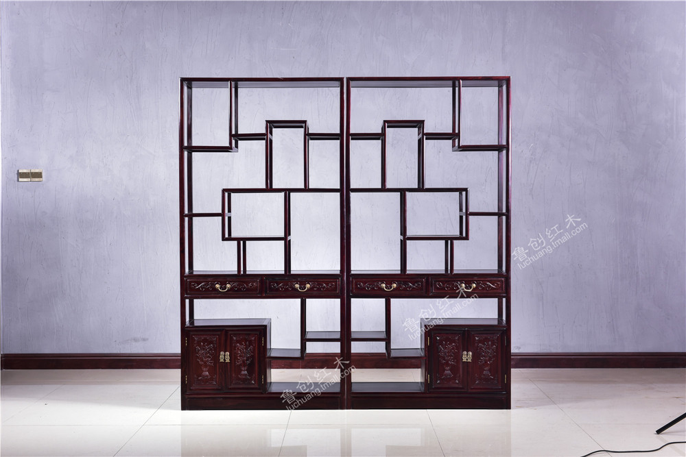 兩門兩抽博古架